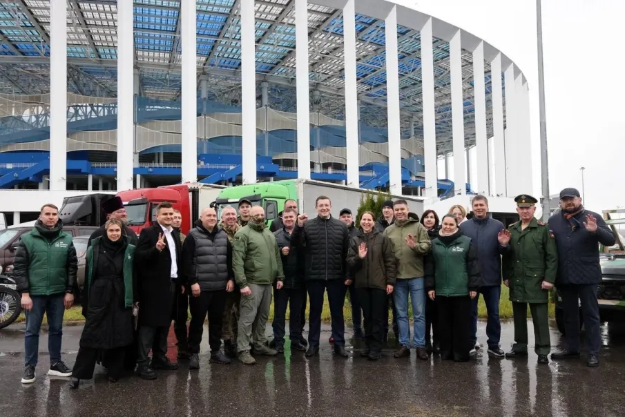 Глеб Никитин принял участие в отправке 120 тонн гуманитарной помощи в зону СВО